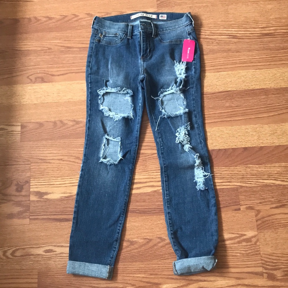 Stretchy Ripped Jeans